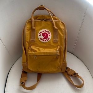 mini yellow fjallraven kanken